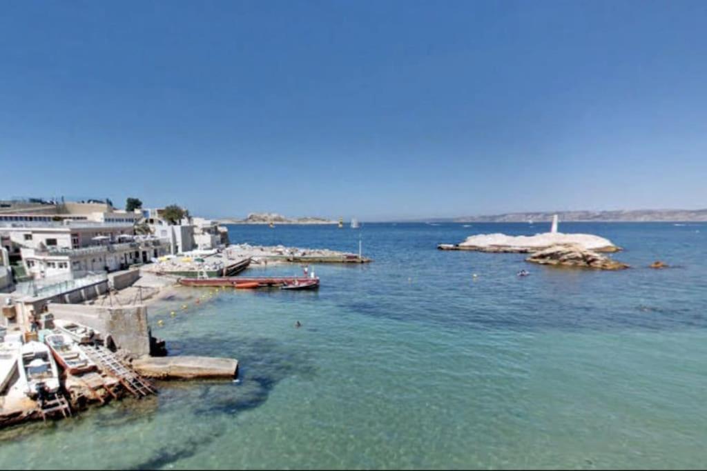 Villa En Bord De Mer A Malmousque Marsylia Zewnętrze zdjęcie